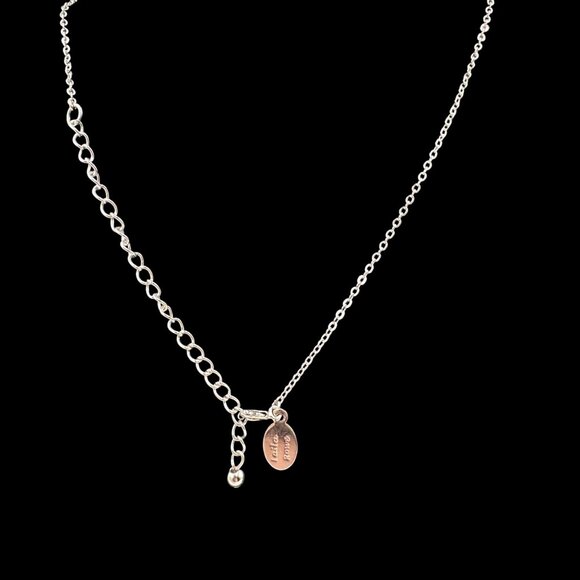 Laila Rowe Crystal Teardrop Necklace Adjustable 6" - 9" - Picture 6 of 10